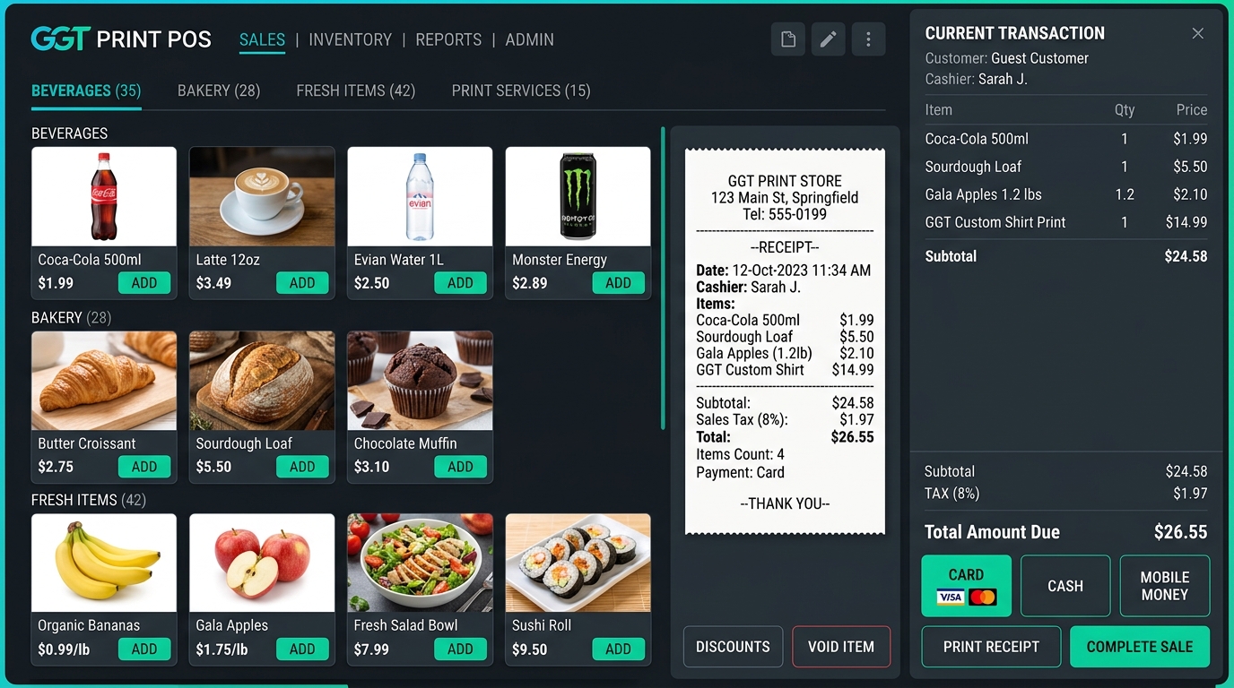 GGT Print POS Interface